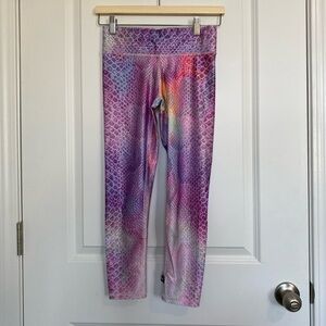 Terez Pink Python Hi-Shine Leggings